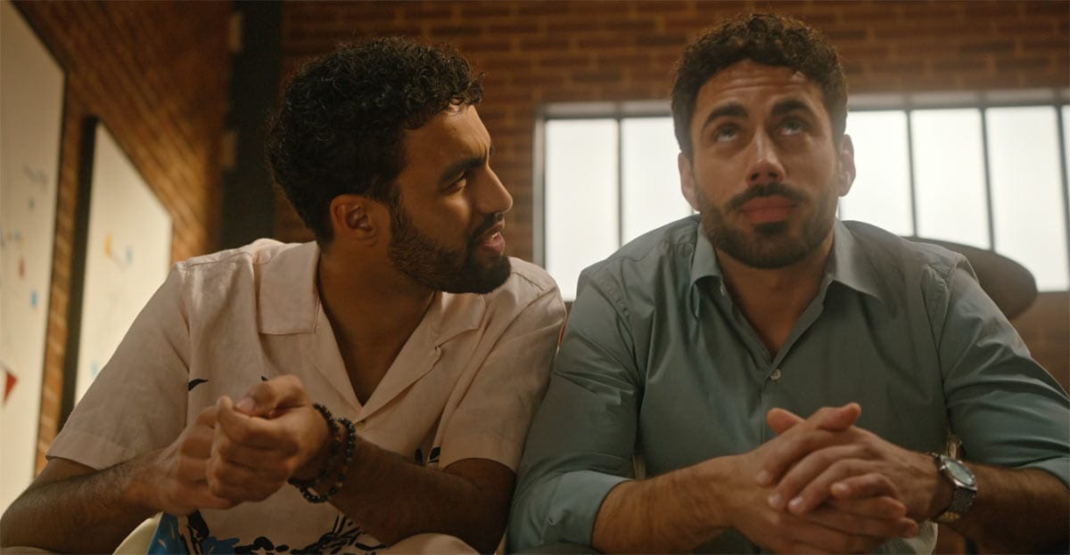 Mohamed et Noah dans Tout pour la lumière 