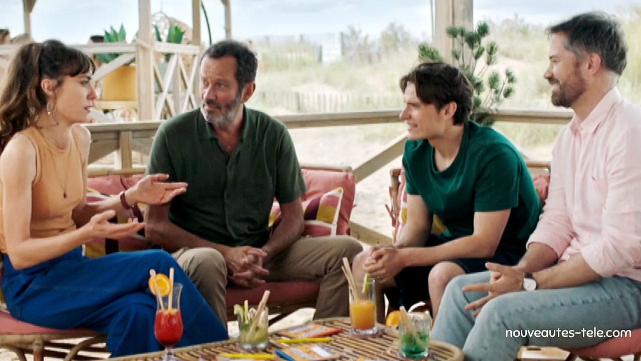 Alain, François, Adam et Gloria dans DNA 