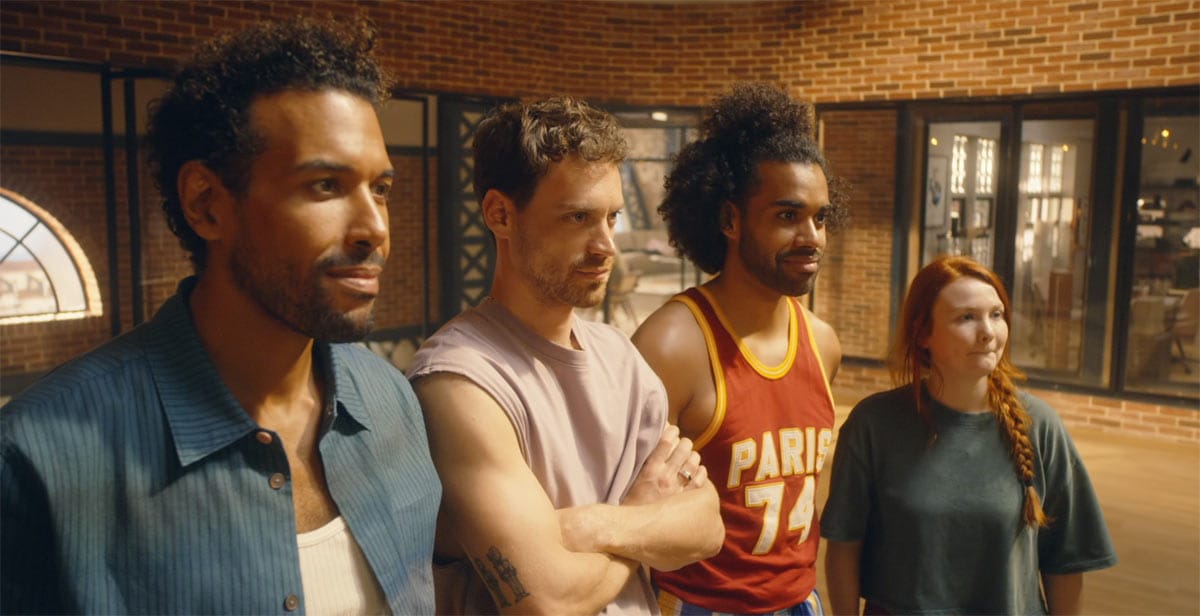 Elise, Ali, Nils et Jacob  