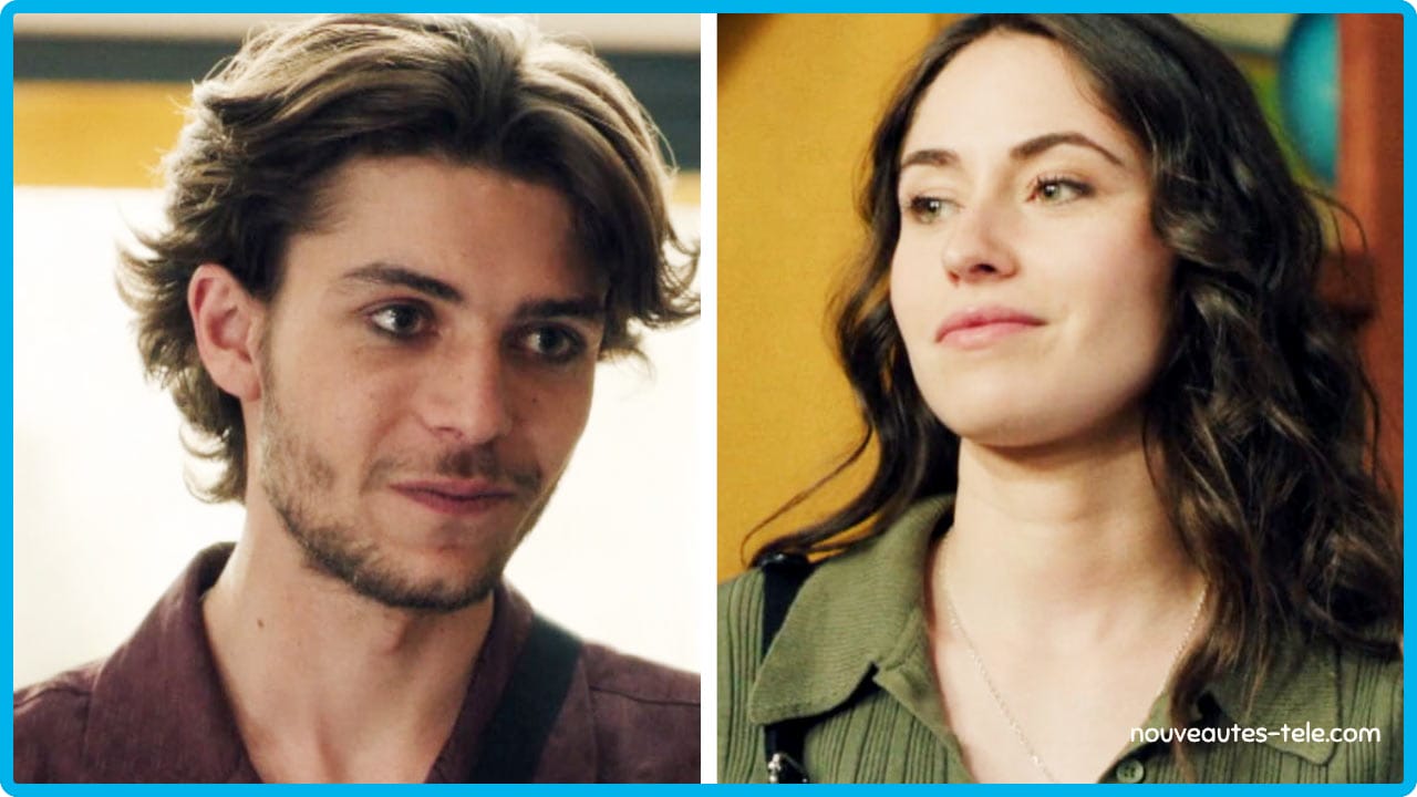 Morgane et Vadim dans Plus belle la vie 