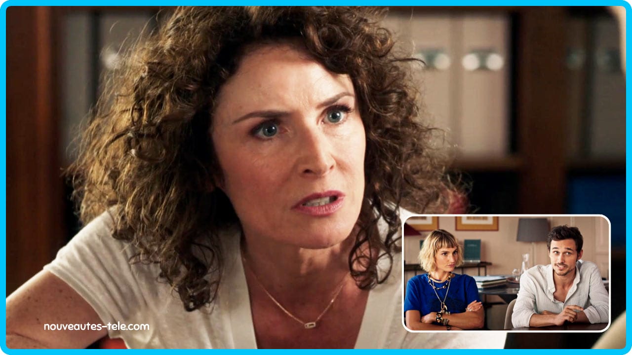 Clotilde furieuse face à Louis et Anouk dans Ici tout commence, épisode du 8 septembre 2025.