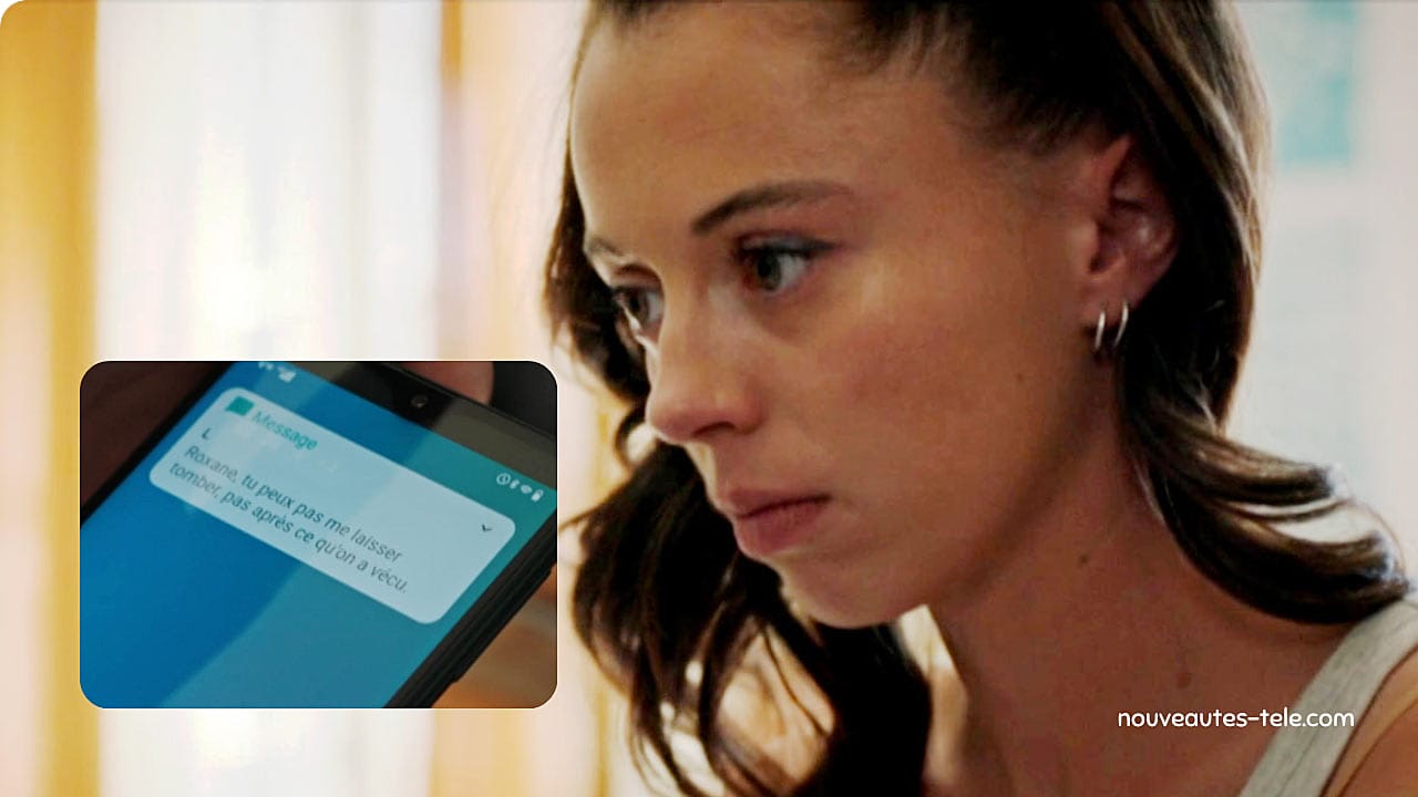 Sara sous le choc dans DNA 
