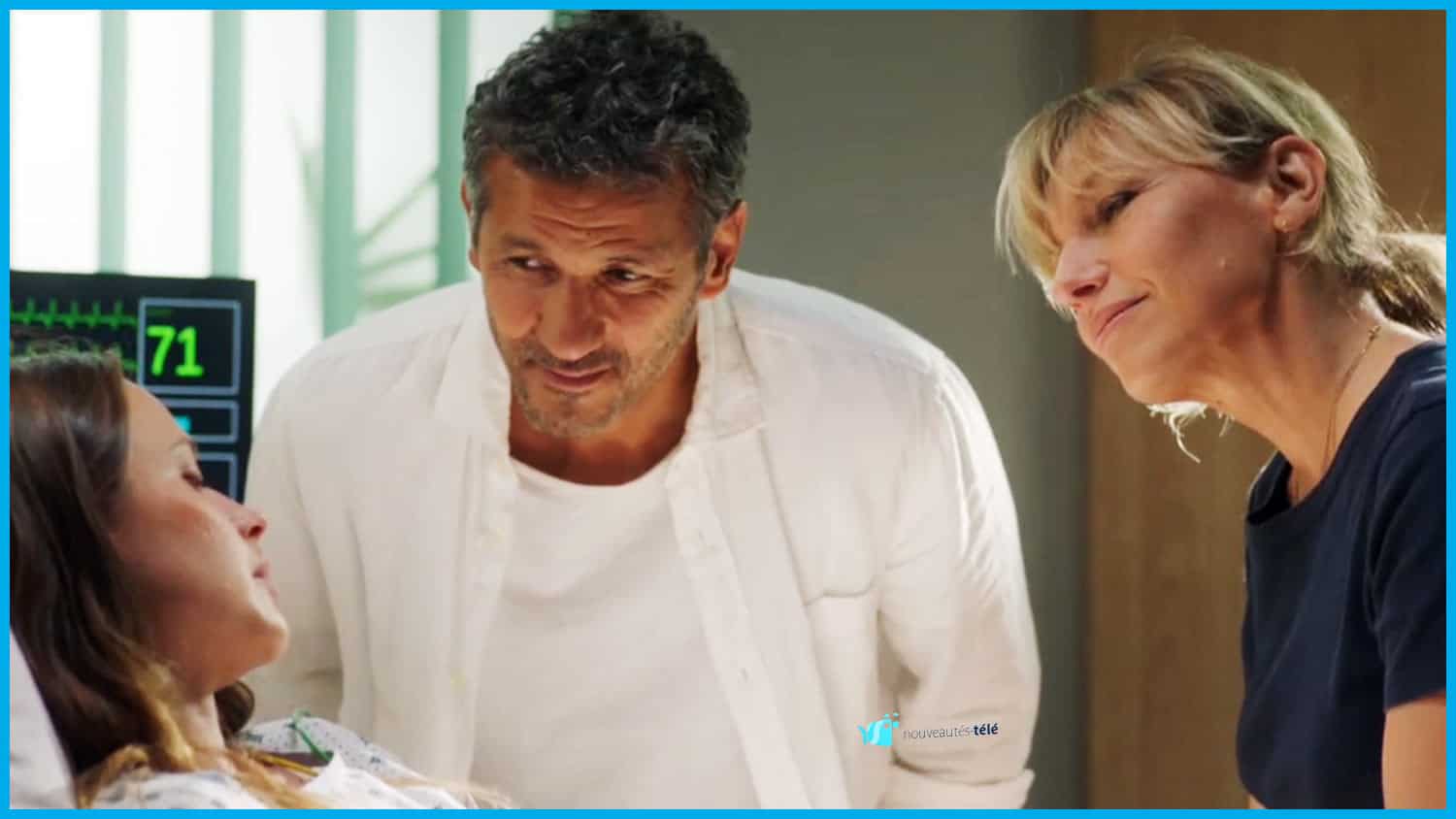 William et Aurore  Daunier à l'hôpital