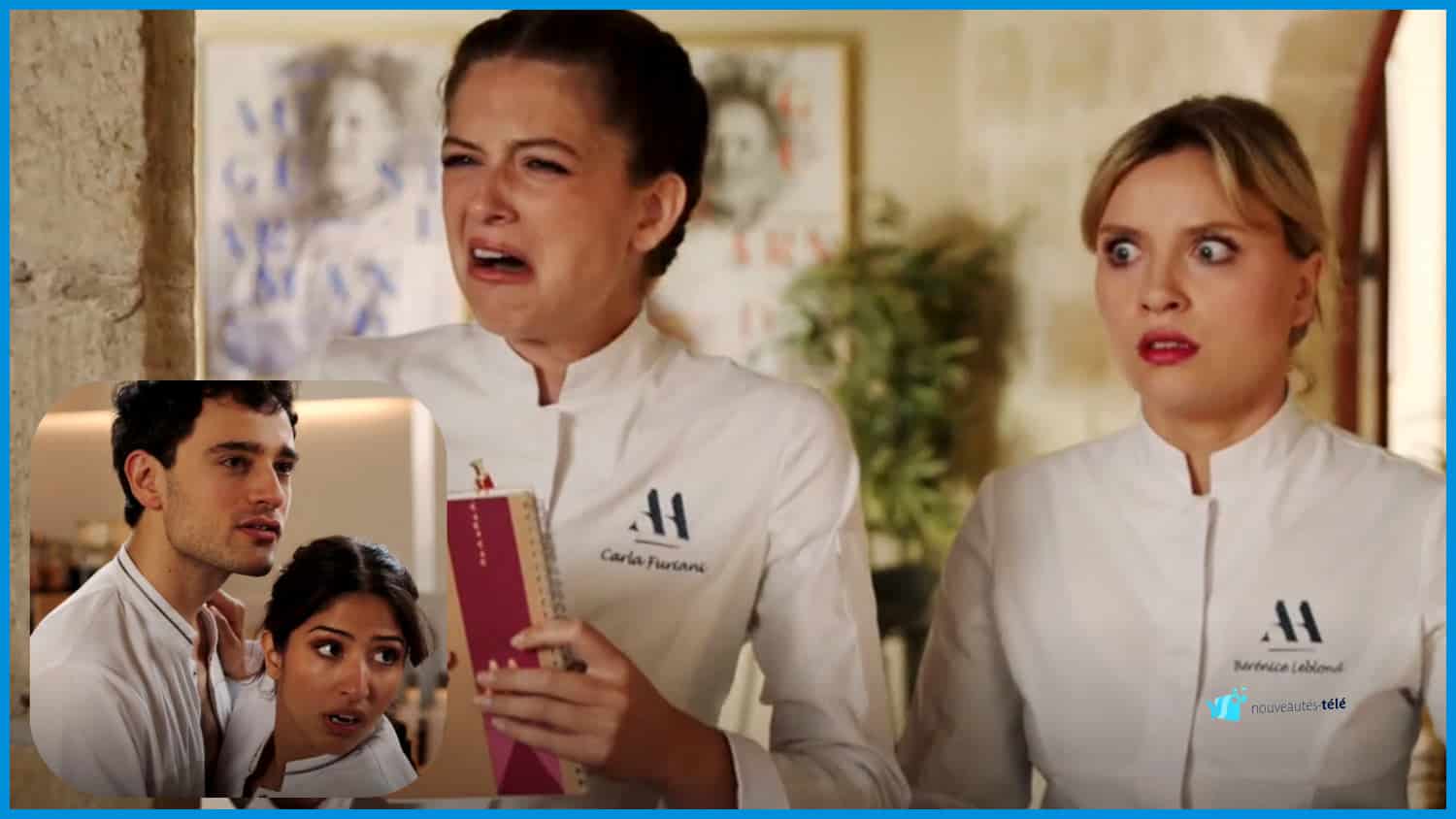 Carla et Bérénice dans Ici tout commence