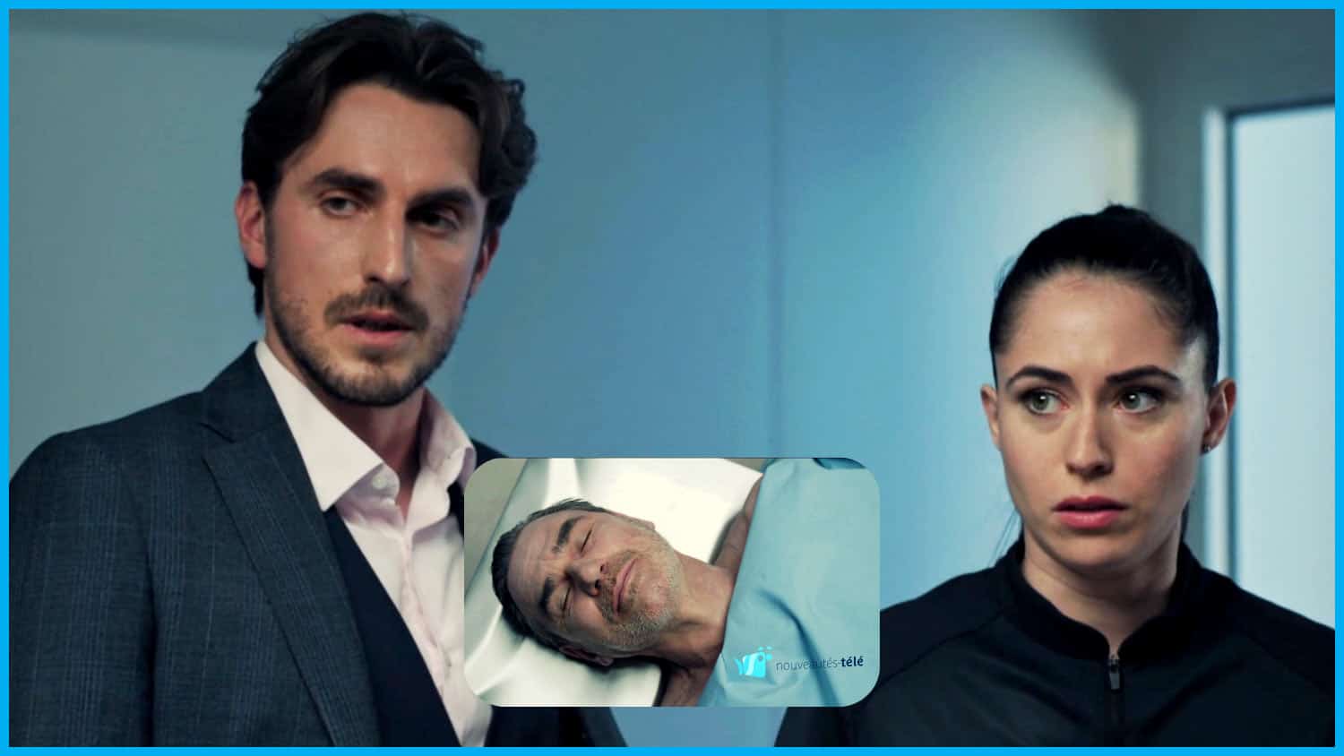 Stanislas et Morgane  dans plus belle la vie à la morgue
