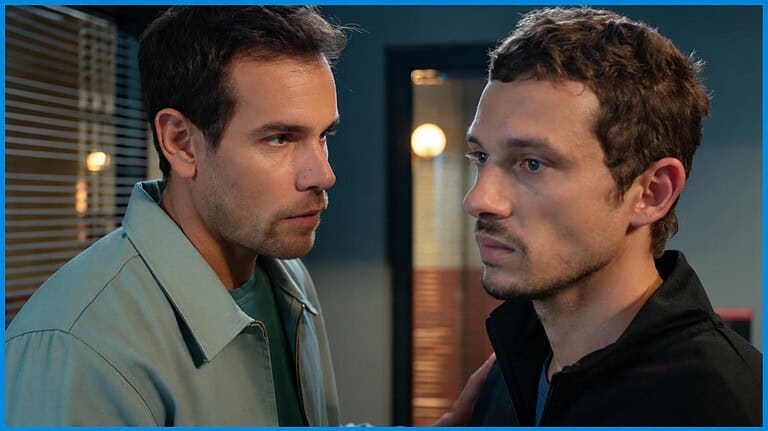 Charles et Damien au parloir dans Demain nous appartient