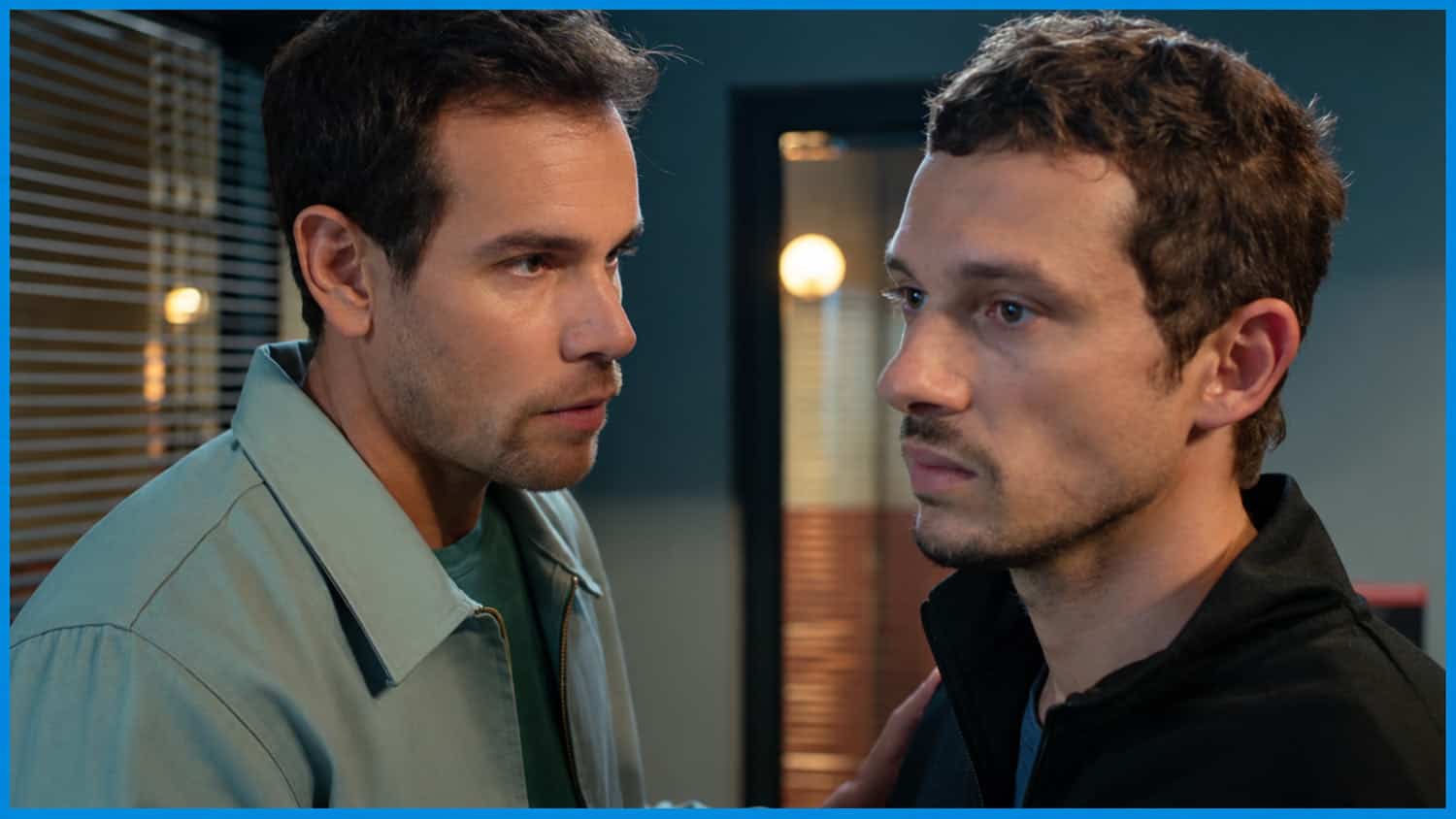 Charles et Damien  au parloir dans Demain nous appartient