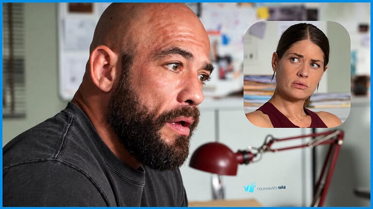 Manu et Aude au commissariat dans Un si grand soleil