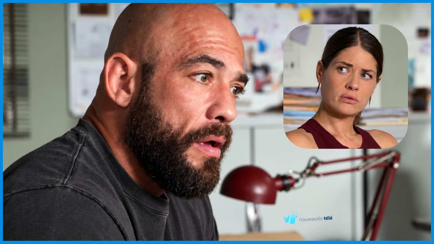 Manu et Aude au commissariat dans Un si grand soleil